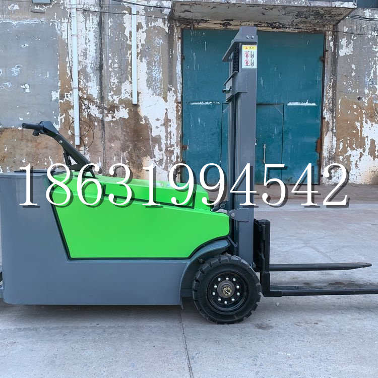 定结县小型电动叉车1吨2吨步行站驾式电瓶堆高充电装卸车液压升降车铲车